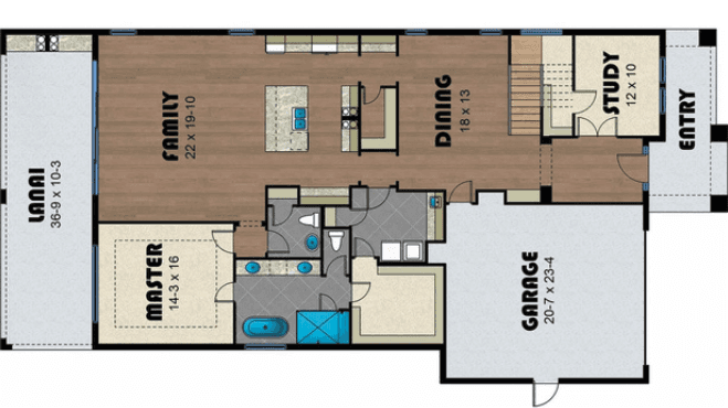 Planta 1 do projeto Cleveland